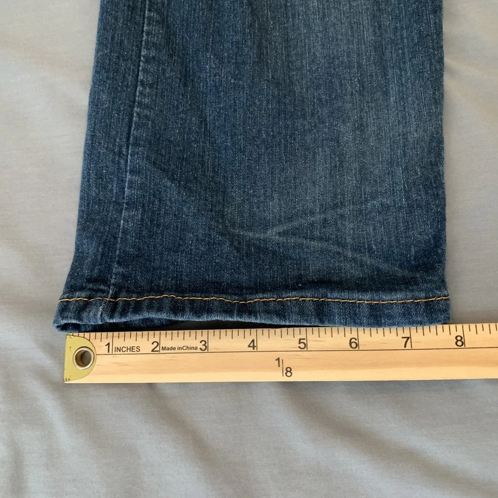 Levis 502 Jeans‎ Mens 40x30 Blue Faded Medium Wash Regular Tapered Stretch Denim